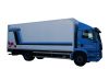 45 m3 Vrachtwagen met laadklep